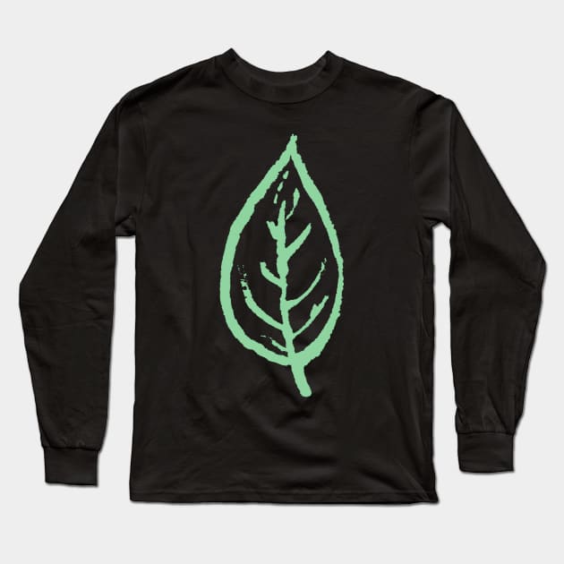 Leaf Long Sleeve T-Shirt by Nikokosmos